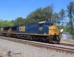 CSX 266 wearing the latest paint scheme